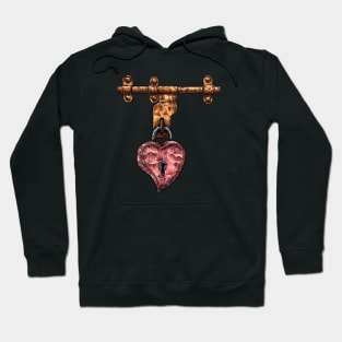 Padlock Heart, Love Hoodie